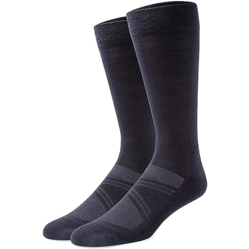 Fine Merino Wool Crew Socks Mens Large Brown Alchester Lexington New Soft Warm L
